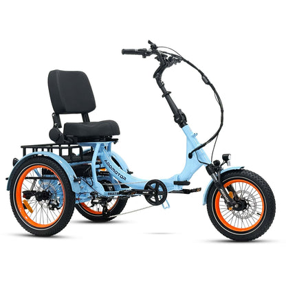 Freetri E-361 Folding Semi-Recumbent eTrike